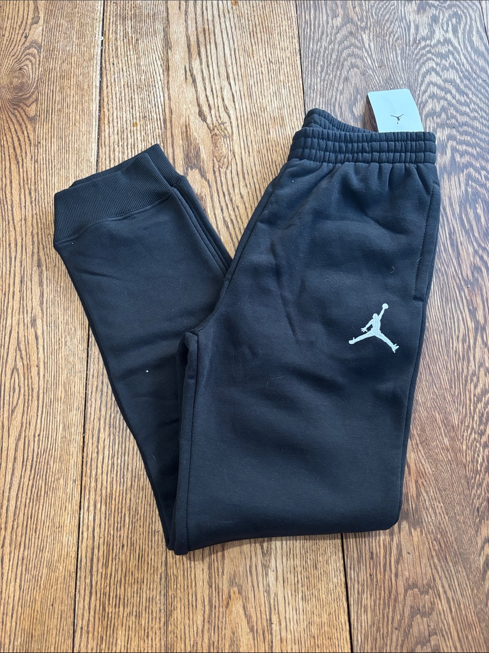 NWT Jordan Black Kids Jogger Sweatpants with Logo